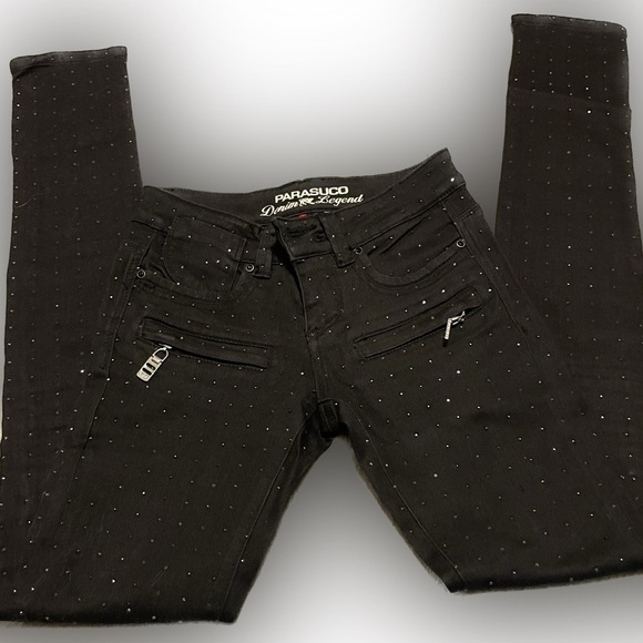 Parasuco Kiera Rhinestone Skinny Jeans - Picture 2 of 6